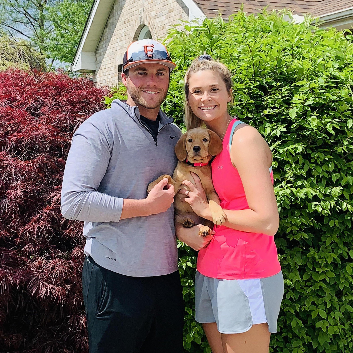 The day we brought our Goldy girl home! ❤️🐾