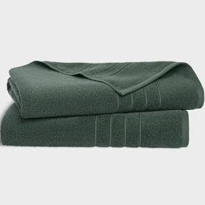Classic Turkish Cotton Bath Sheets — Botanical Green