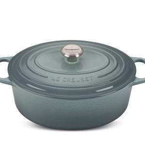 Le Creuset 6.75-Quart Signature Oval Dutch Oven - Sea Salt
