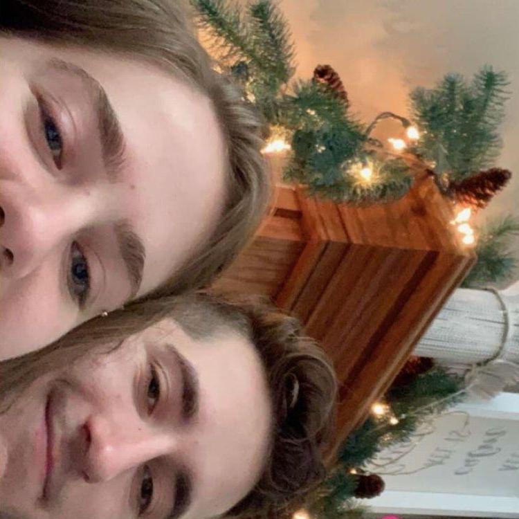 When two goofy people end up in a relationship, you're bound to end up with a few goofy selfies.