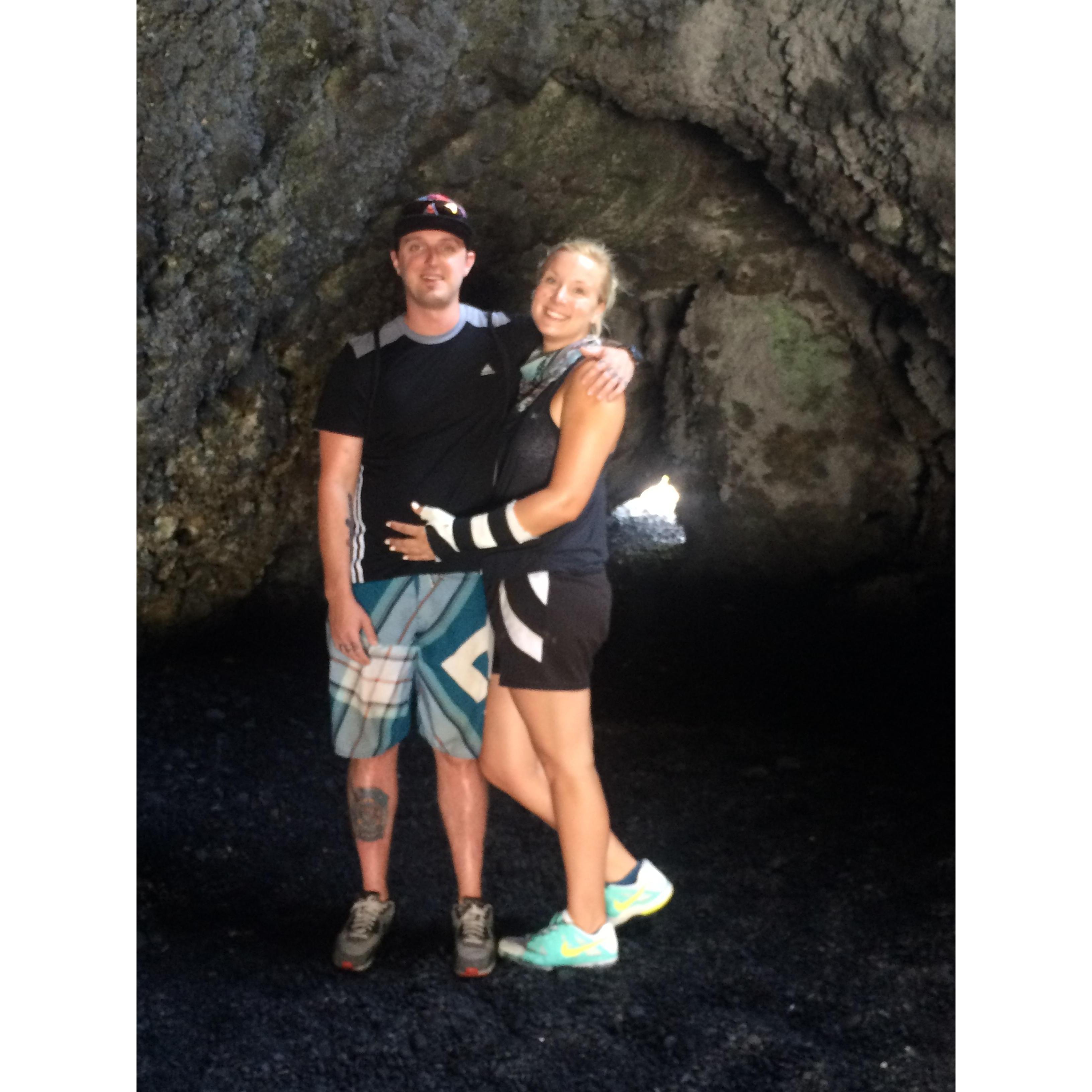 Black Sand Beaches on the Road to Hana