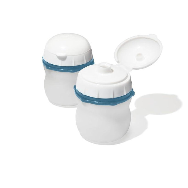 OXO Good Grips Prep and Go Silicone Squeeze Bottle 2 Pack - Ocean Blue