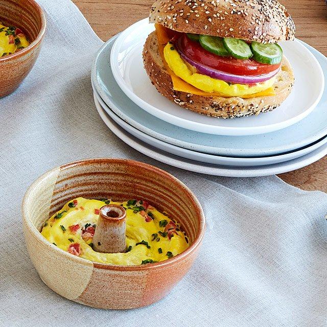 Egg on a Bagel Maker