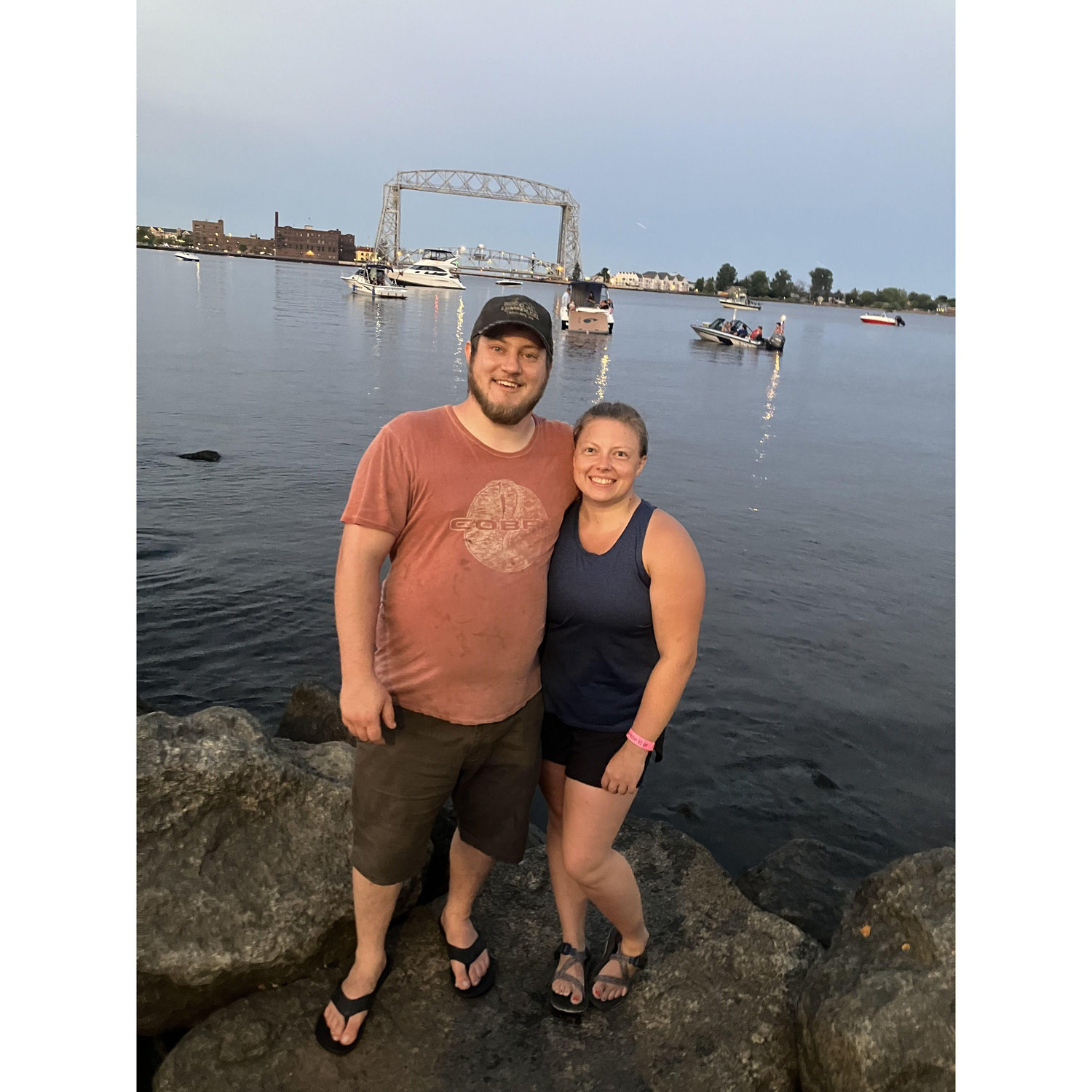 Definitely waded in the cold waters of Lake Superior after this, felt great on a humid August day!