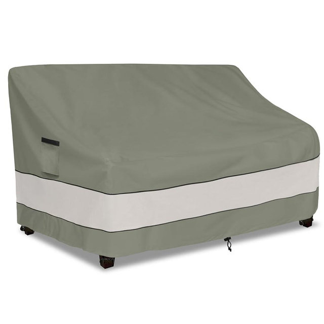 Outdoor Sofa Cover,Patio Loveseat Cover,2-Seater Sofa Cover,Waterproof Heavy Duty Patio Furniture Covers,58W x 32.5D x 31H Inches