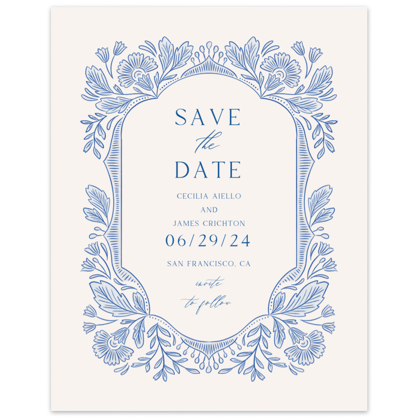 Save The Date - Caleania Portrait preview