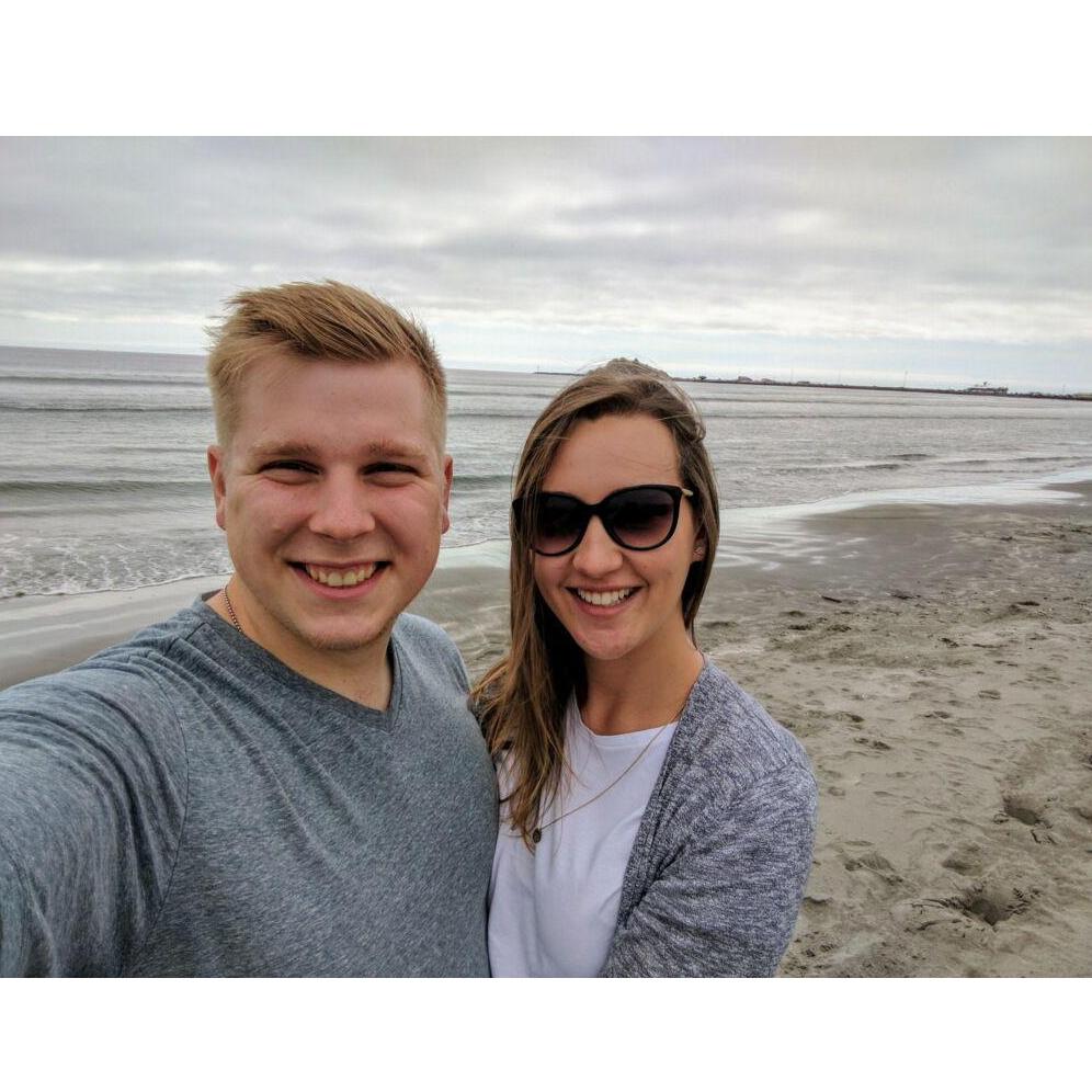 Our first road trip. Drove down the coastline to California.