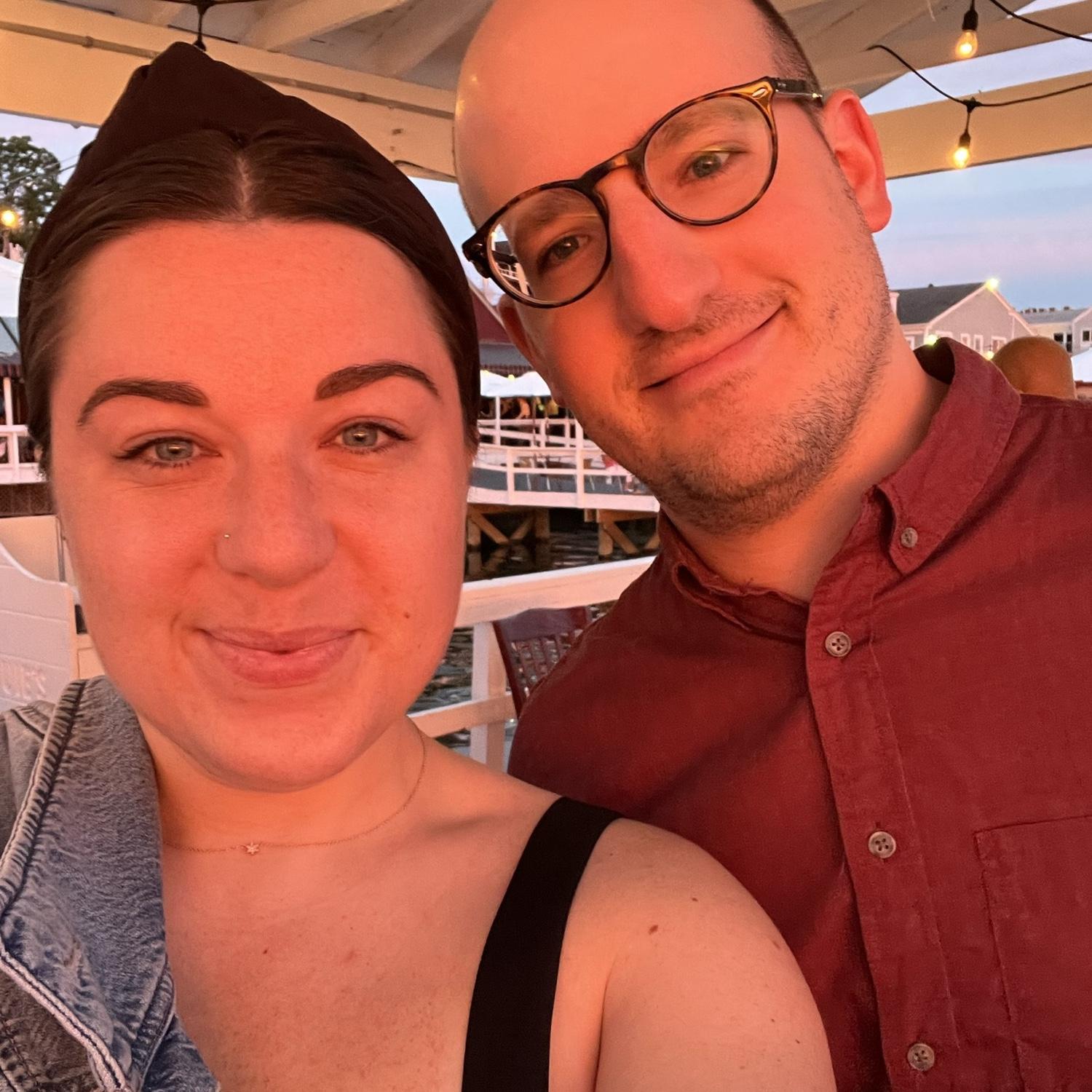 Sunset at Louie’s in Port Washington, one of our favorite date spots, to bid farewell (for now) to our Long Island chapter. June 2022
