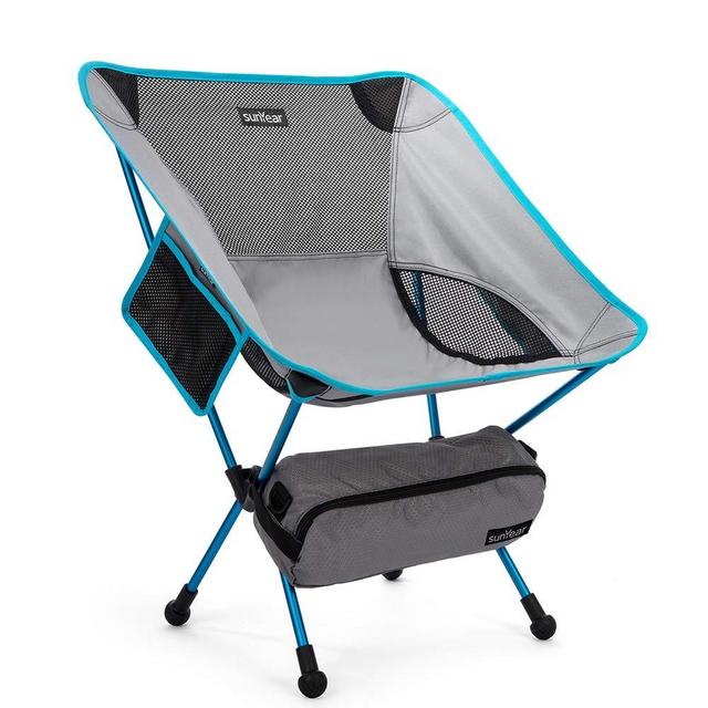 Sunyear Lightweight Compact Folding Camping Backpack Chairs, Portable, Breathablem Comfortable, Perfect for The Outdoors, Camping, Hiking, Picnic