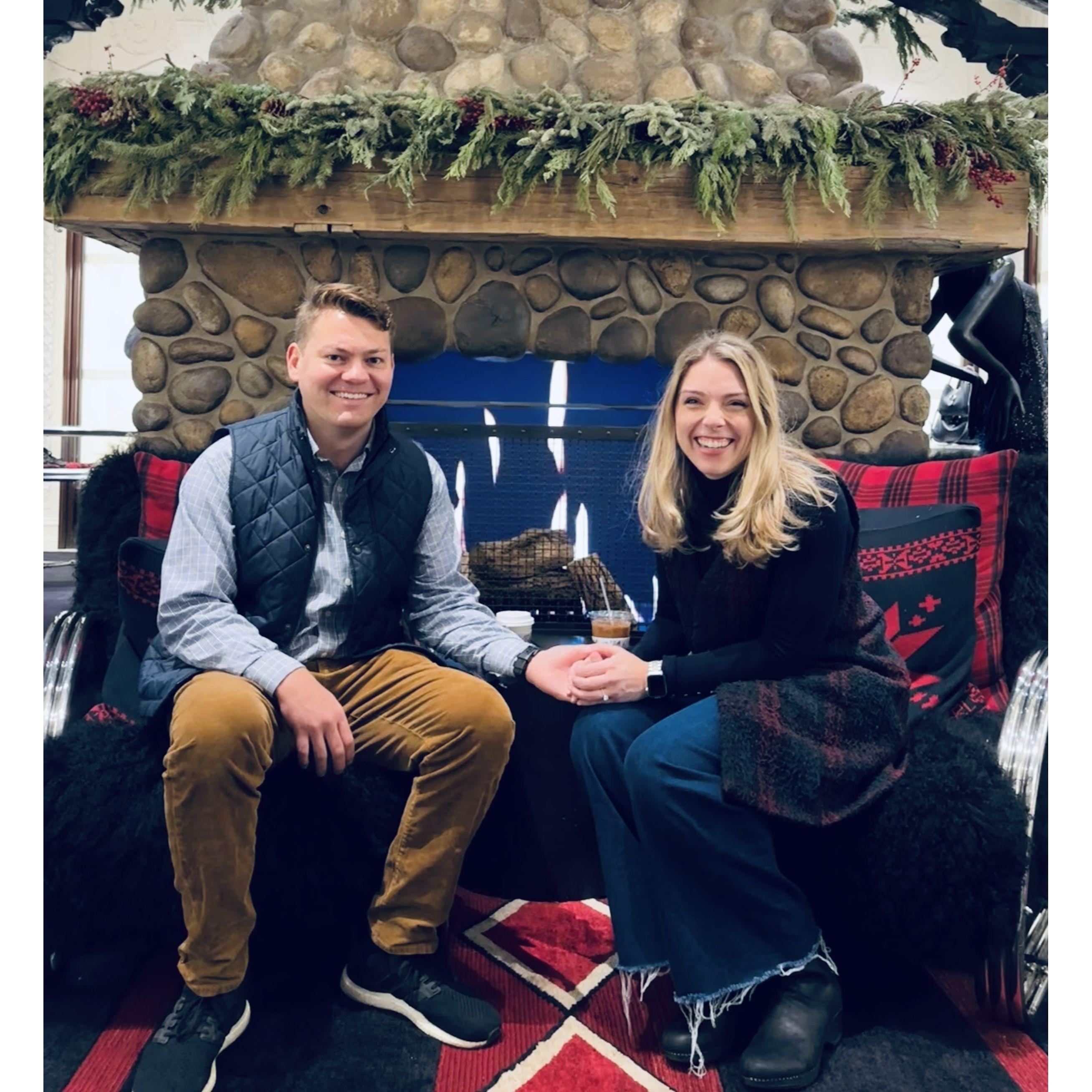 The day we got engaged- December 30, 2023 (Billy's birthday!)