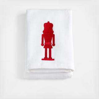 Nutcracker Embroidered Guest Towel