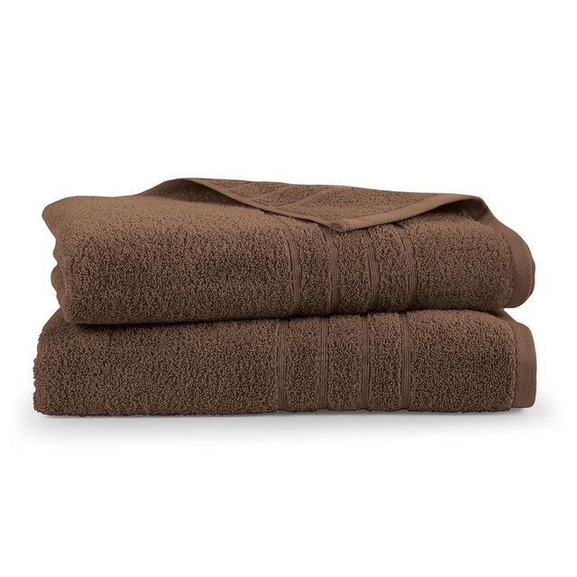 Martex 2-Pack Ultimate Performance Bath Sheet Set – 100% Cotton – 33” x 65” – Extra Large Bath Towels – Versatile – Low-Linting – Supersoft Bathroom Set – Super Absorbent – Easy Care – Chocolate