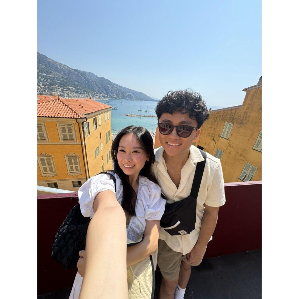 Us in Menton!