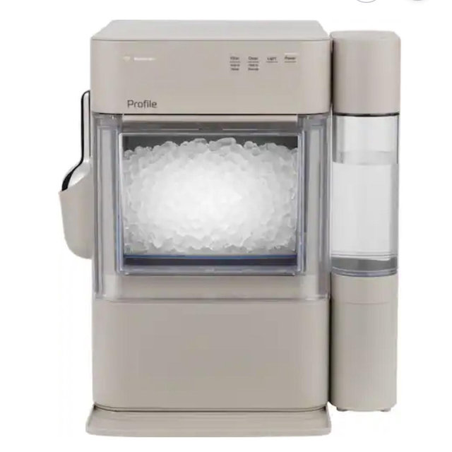 GE Profile - Opal 2.0 Ultra Nugget Ice Maker with Side Tank and Scale Inhibiting Filter - Sandstone