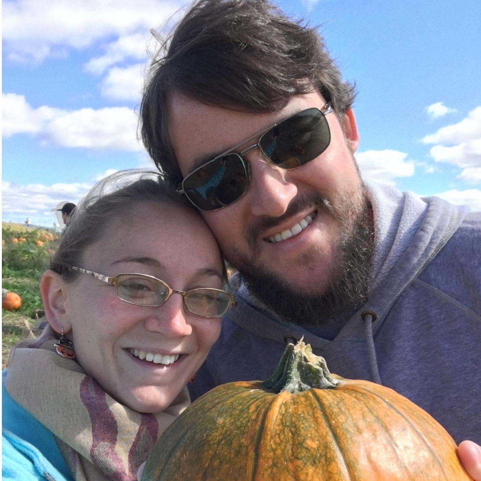 In October 2018, we got to pick out the pumpkins we wanted to carve that year during a trip to Sinkland Farms in Christiansburg, VA