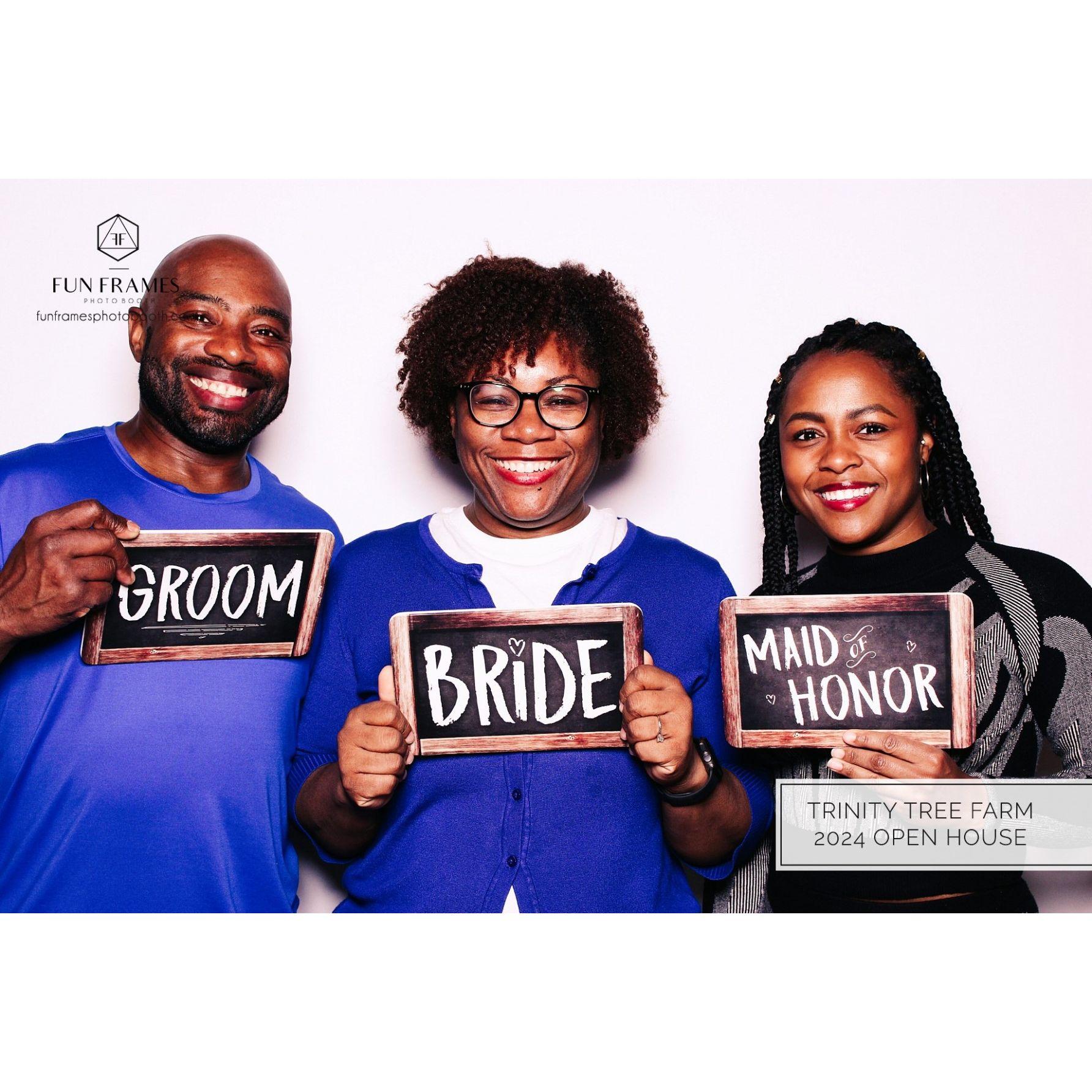 Trying out wedding venues.