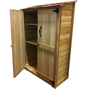 4 ft. x 2 ft. Cedar Garden Storage Shed