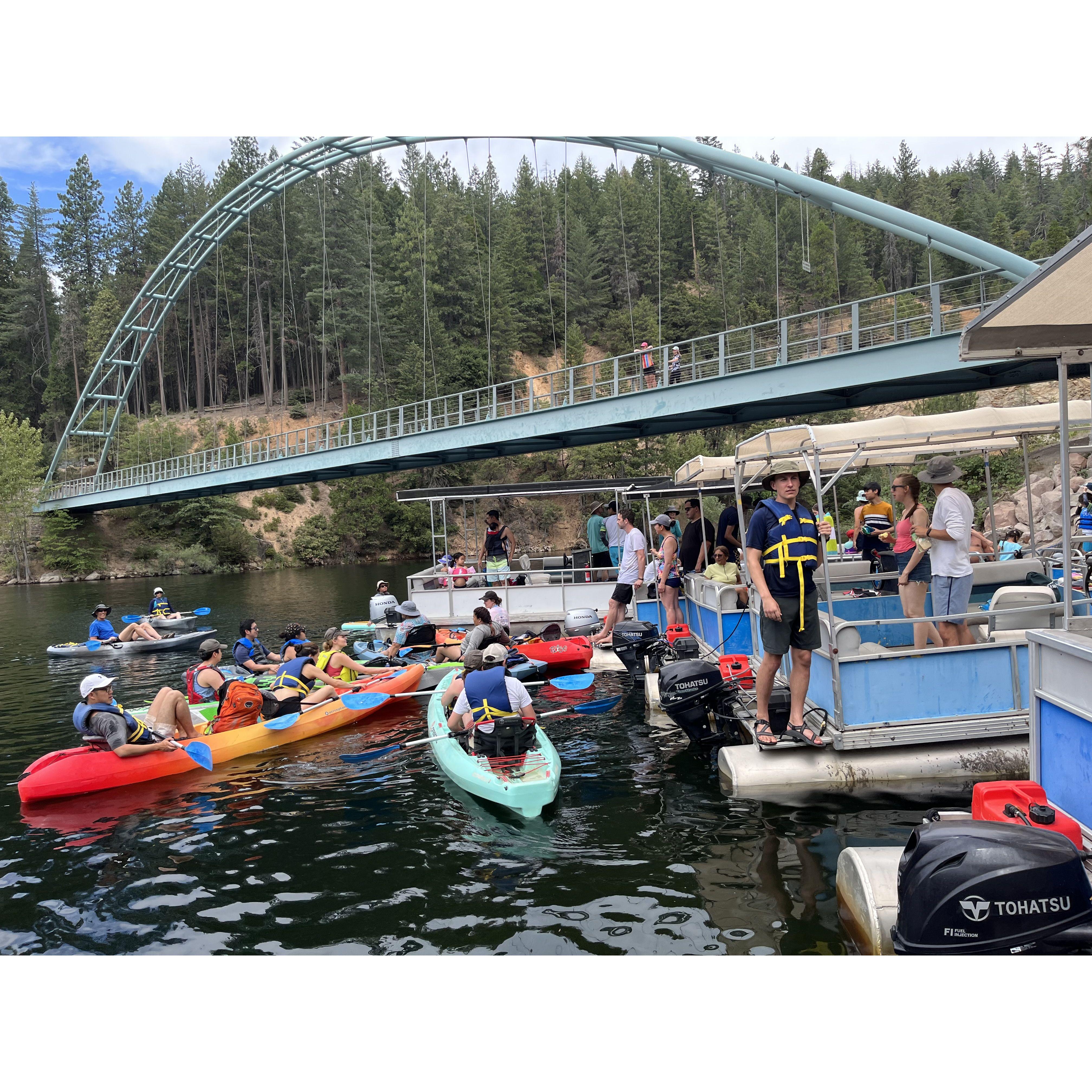 Destination of the water activity.