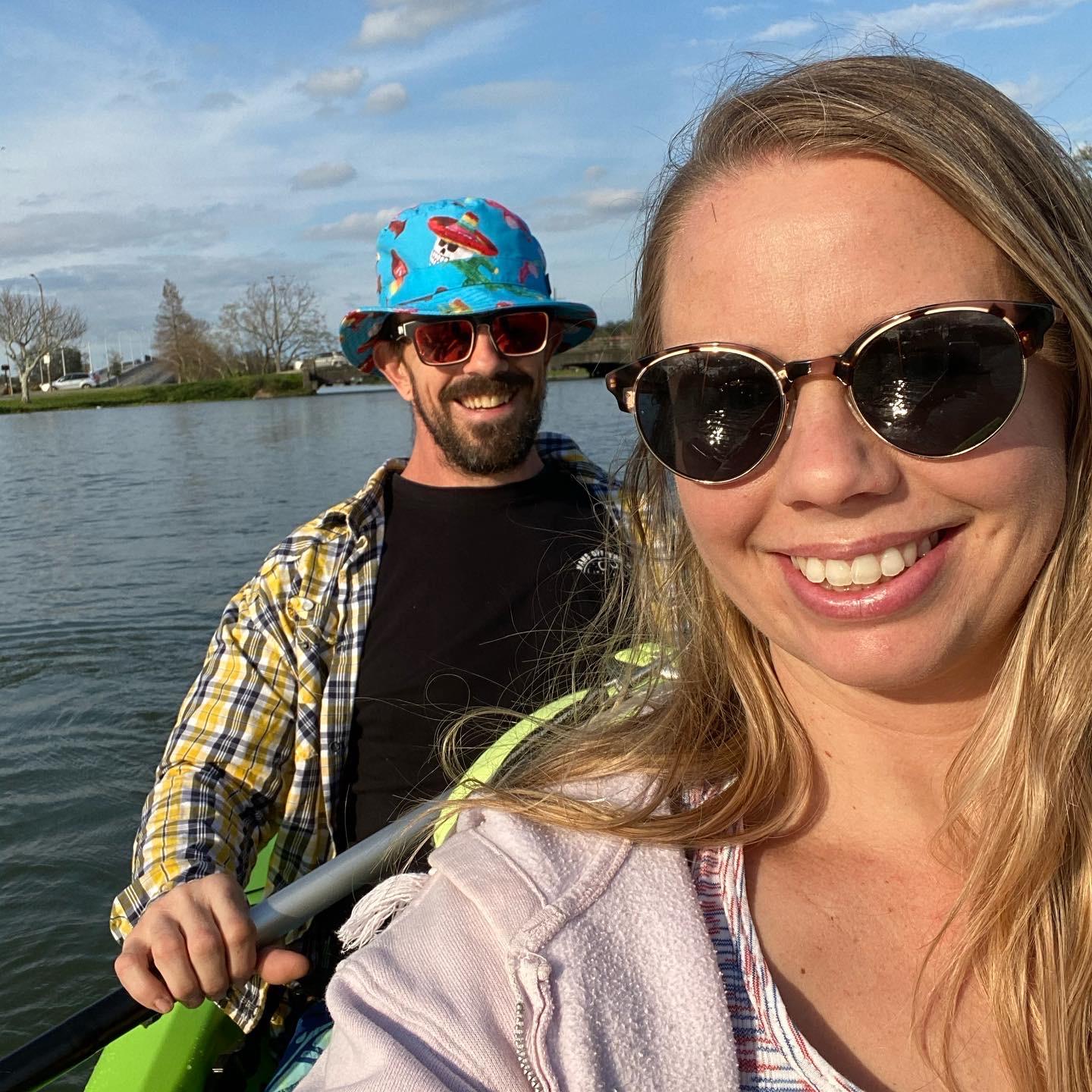 Kayaking- one of our favorite things to do together.