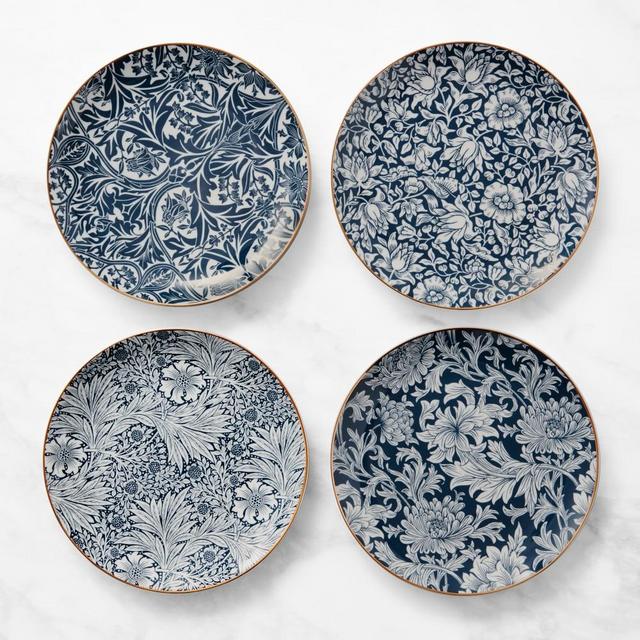 Williams Sonoma x Morris & Co. Salad Plates, Set of 4, Mixed