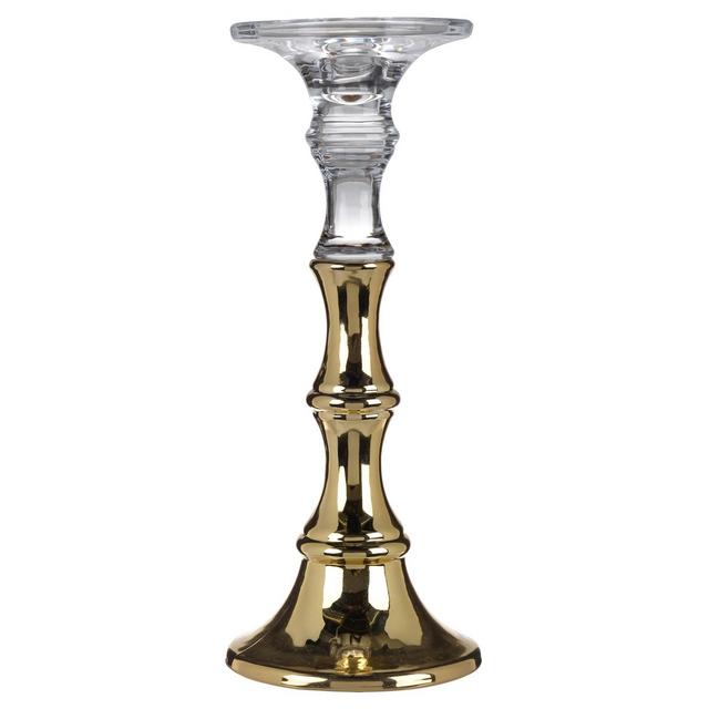Glass Candle Holder Tall - A&B Home