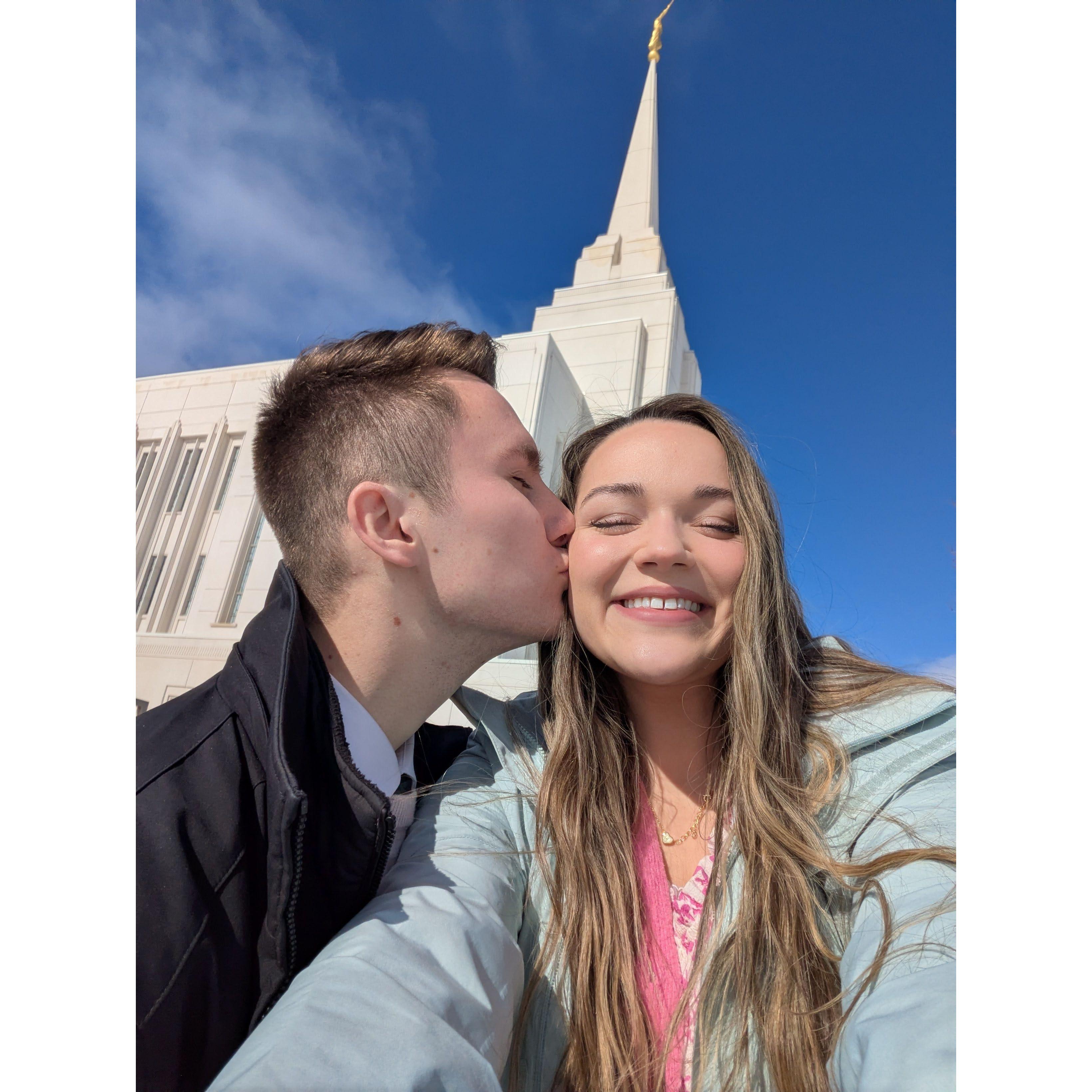The Rexburg temple