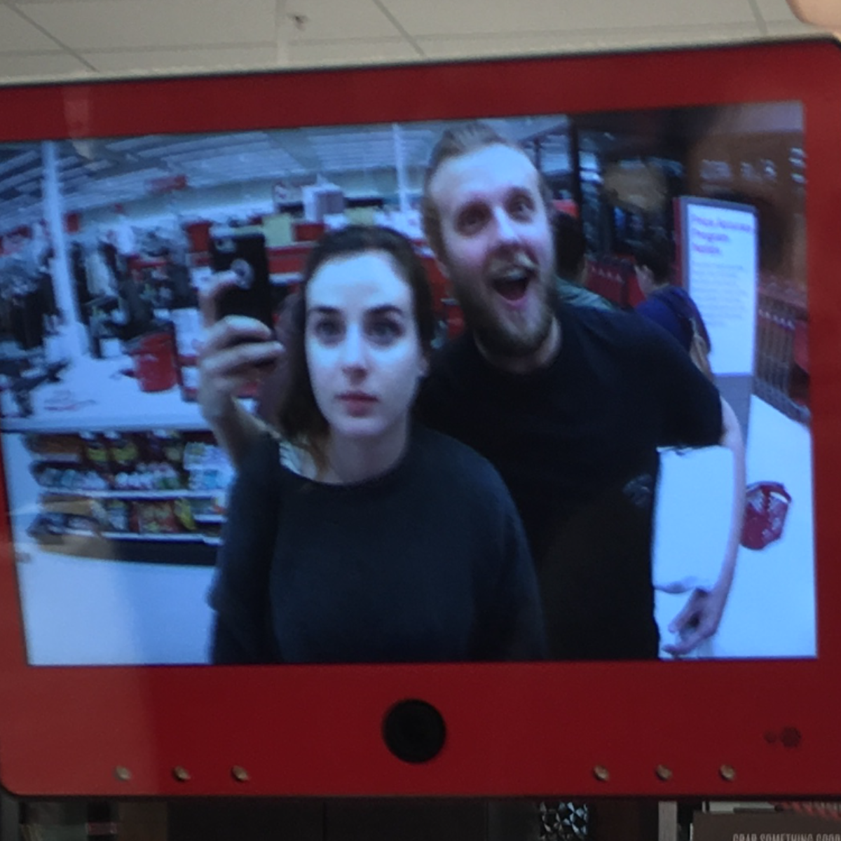 Self-checkout at Target