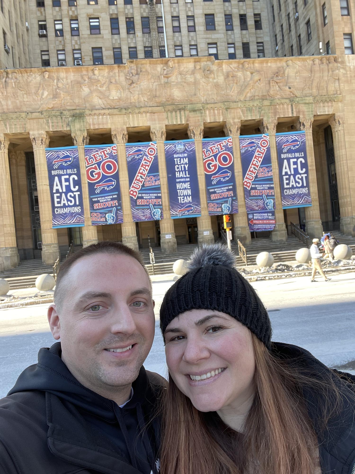 Even though they didn’t make it to the Super Bowl it was great seeing how excited Buffalo gets about their Champs!