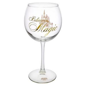 Believe in Magic Vintage Stemmed Glass