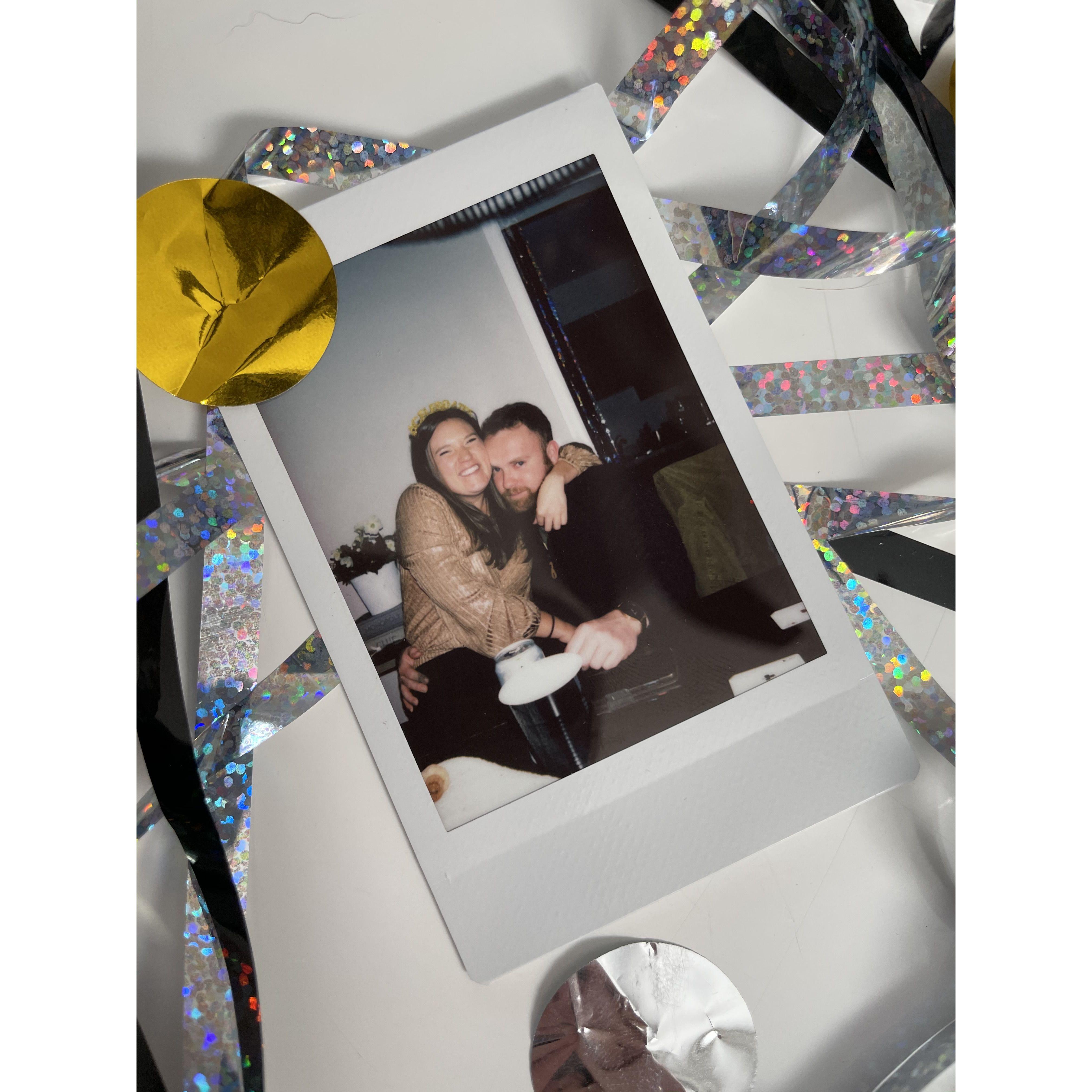 Our very first picture together as a couple