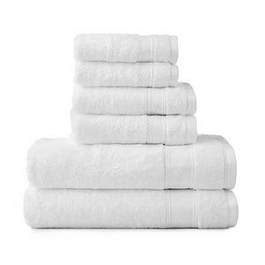 Wamsutta® 6-Piece Hygro® Duet Bath Towel Set in White