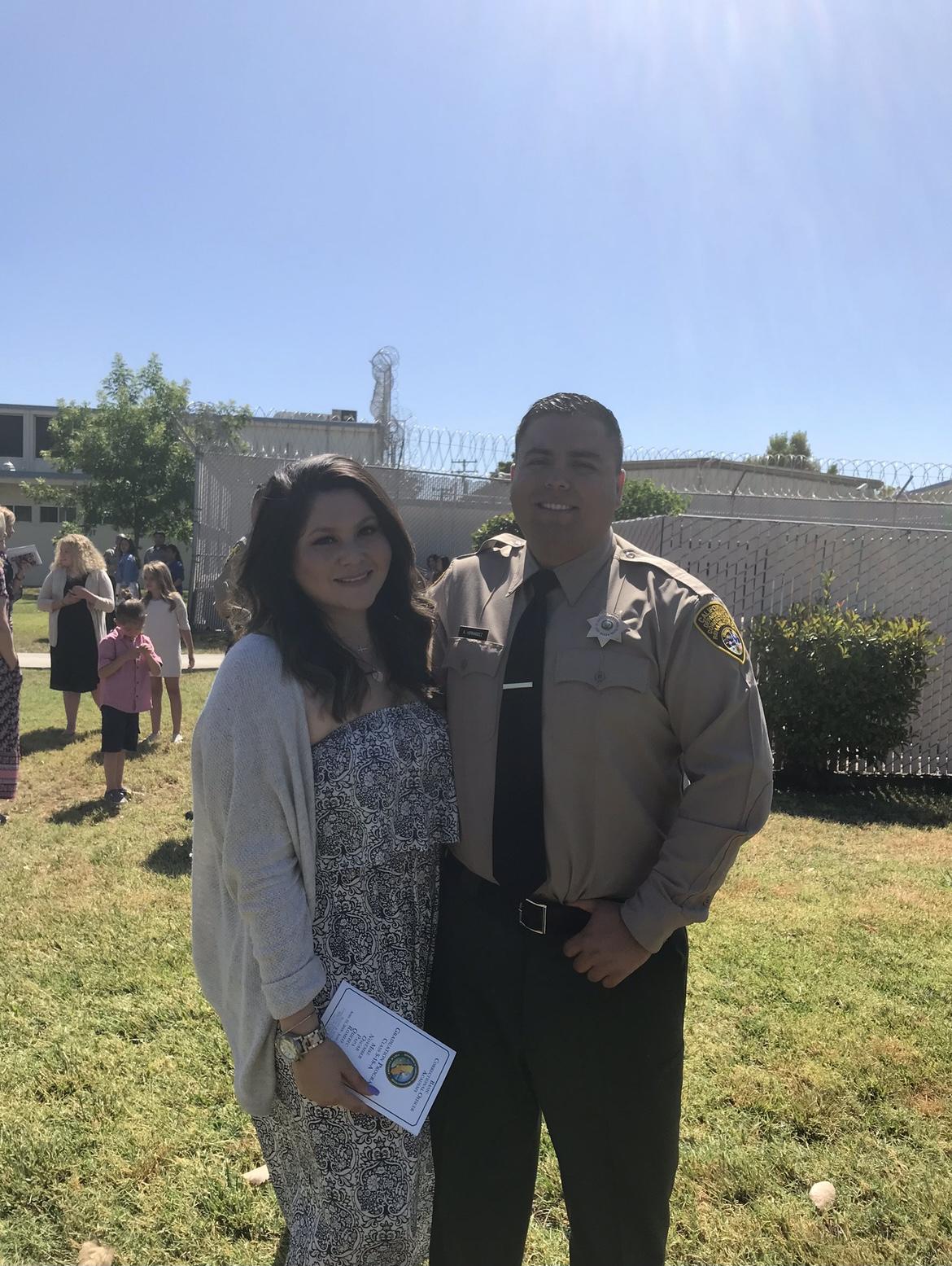 at Alonso's academy graduation 🤎