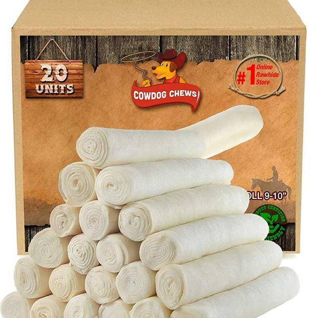 Cowdog Chews Retriever roll 9-10 inch All Natural Rawhide Product