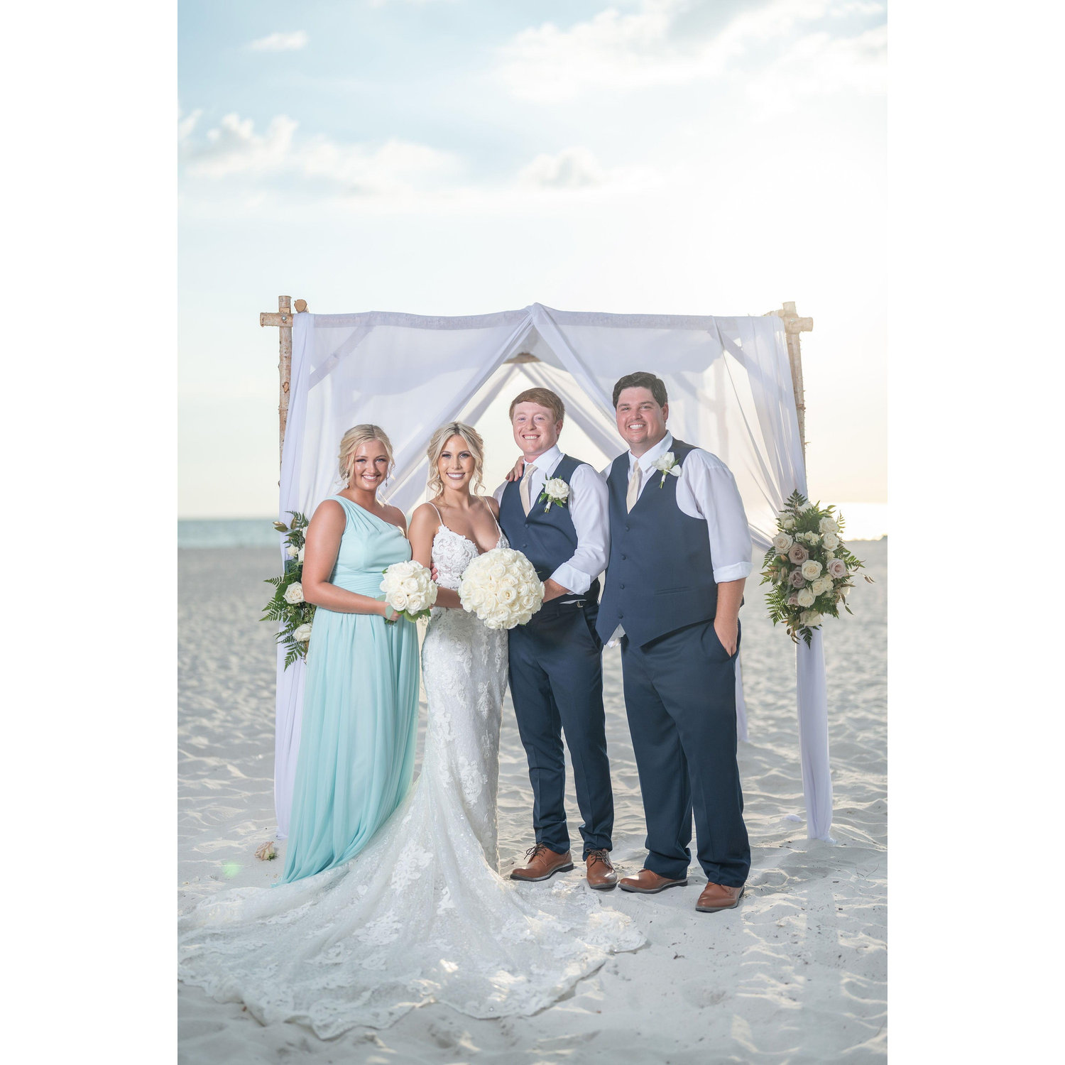 Best man and maid of honor for our best friends!