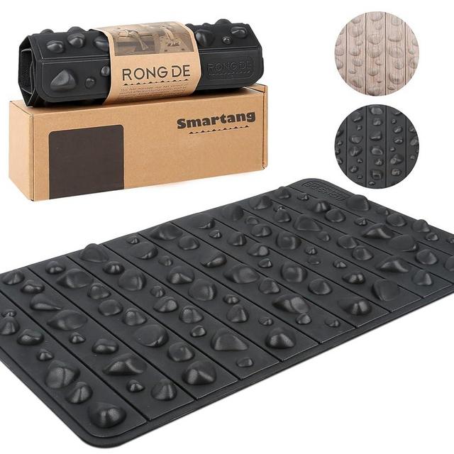 Smatrang High Elasticity Foot Acupressure Mat,Foldable Particle Foot Massager Mat,Foot Pressure Point Pad Mat,Foot Massage Pad for Relieve Foot Pain,Relieve Fasciitis