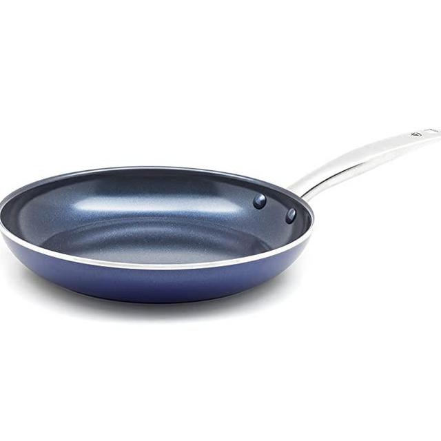 Blue Diamond Toxin Free Ceramic Nonstick Safe Open Frypan, 10'