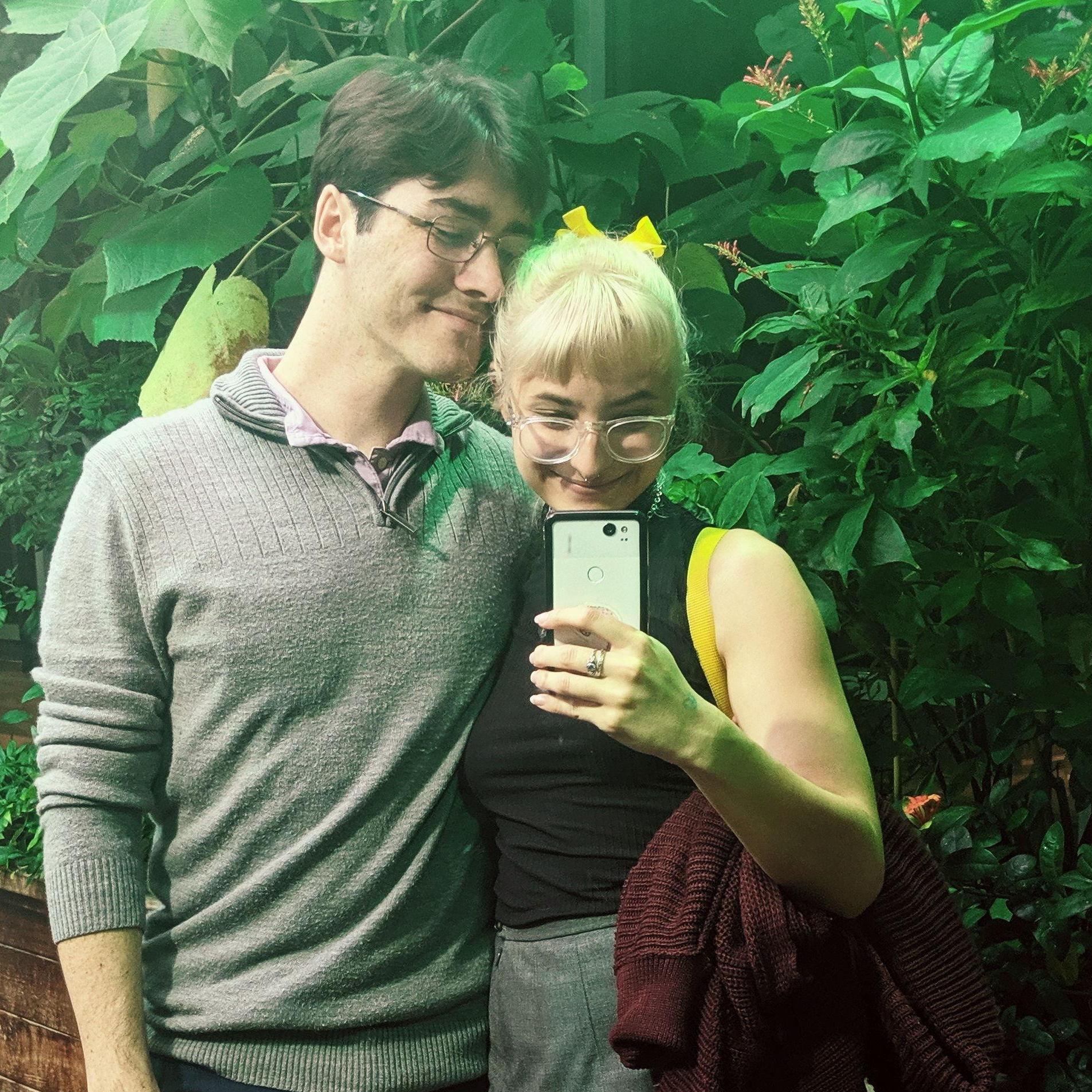 Visiting our favorite spot in the Boston Museum of Science Butterfly Pavilion ~2019