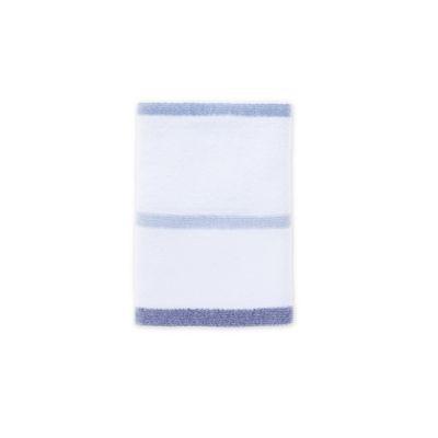 Fashion Value Ruched Stripe Hand Towel in Indigo