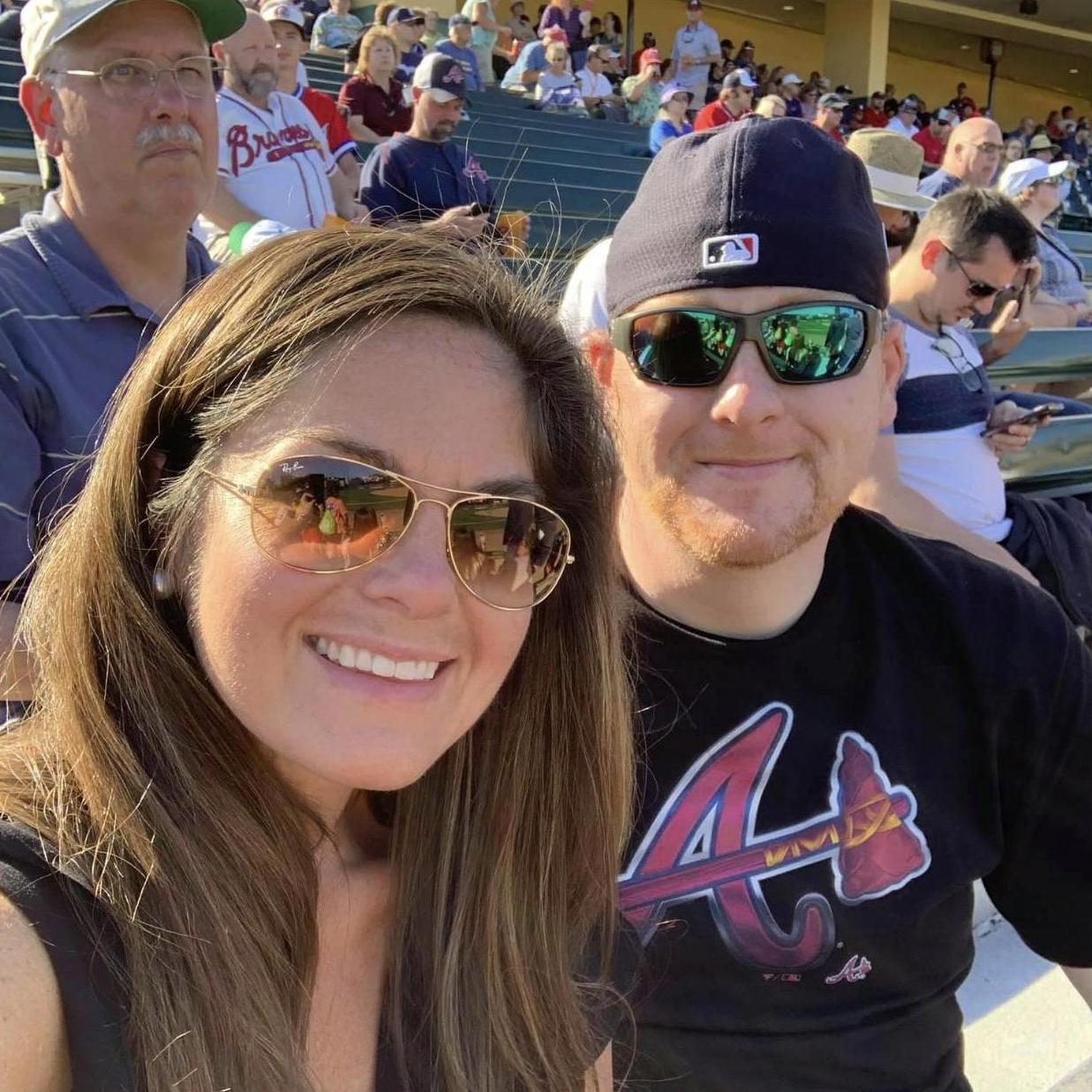 Sharing his love for Atlanta Braves Baseball...Spring Training 2019