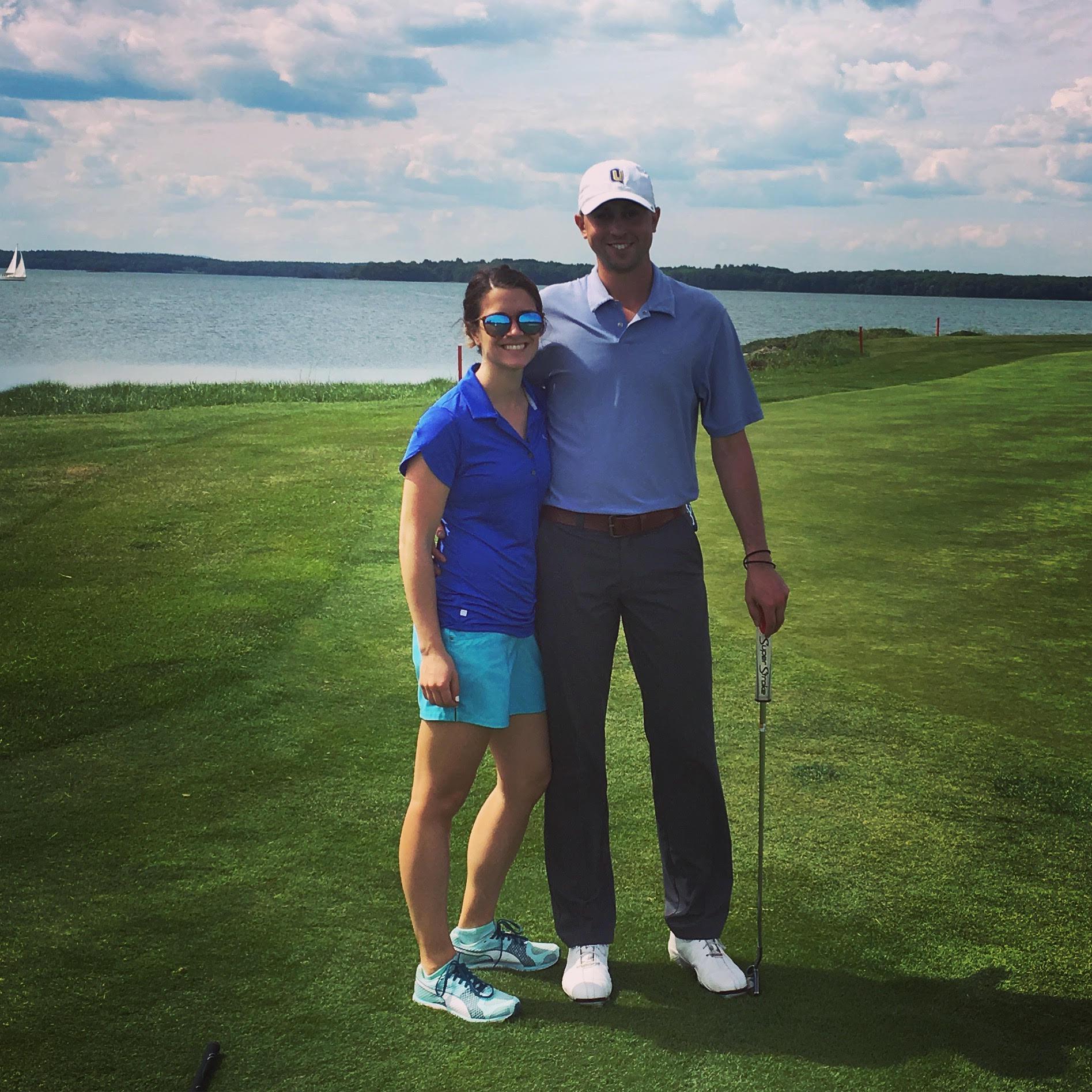 Someone was faking having fun golfing