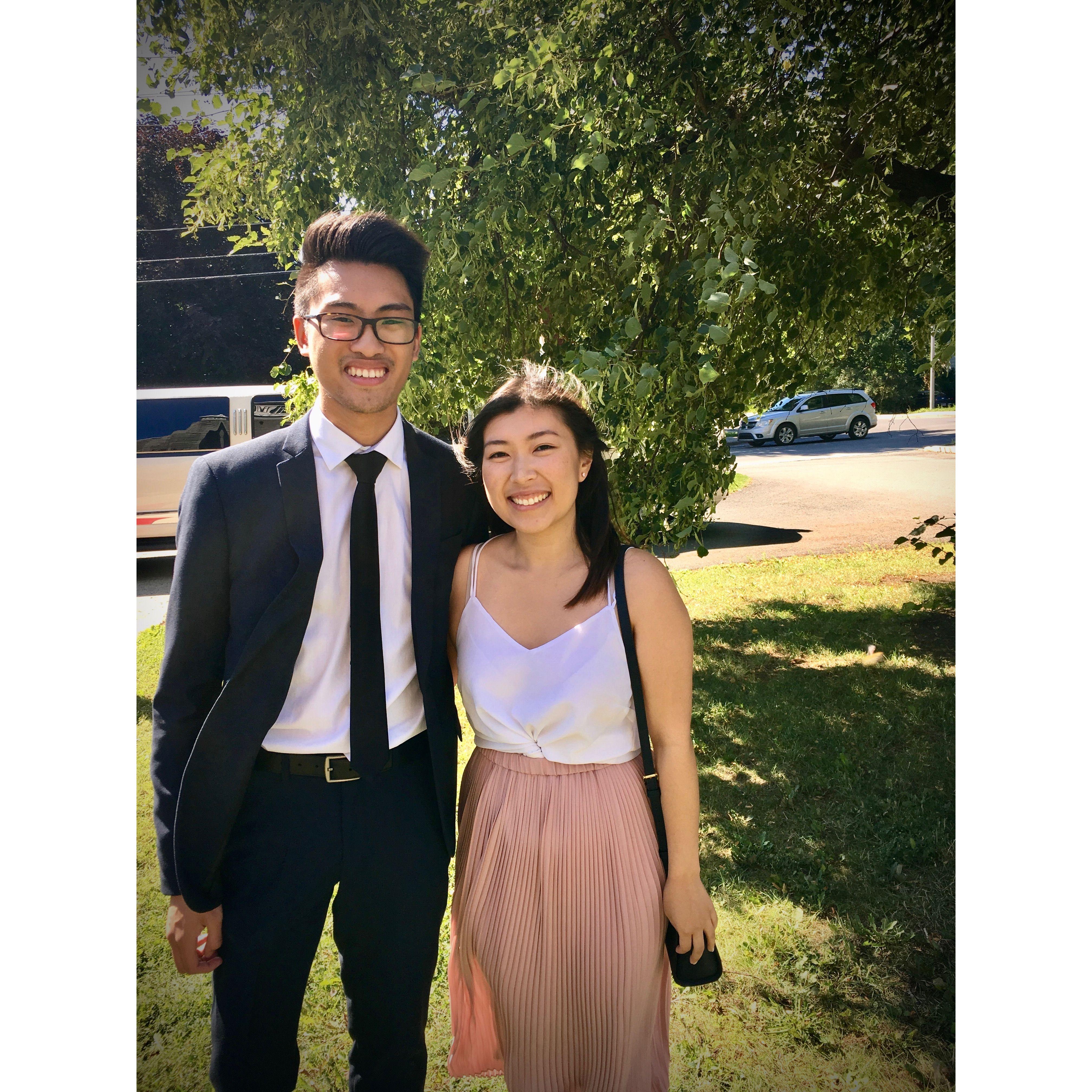 Our first wedding invitation together.