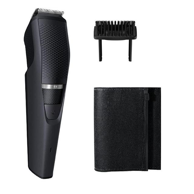Philips Norelco Beard Trimmer BT3210/41 - cordless grooming, rechargable, adjustable length, beard, stubble, and mustache