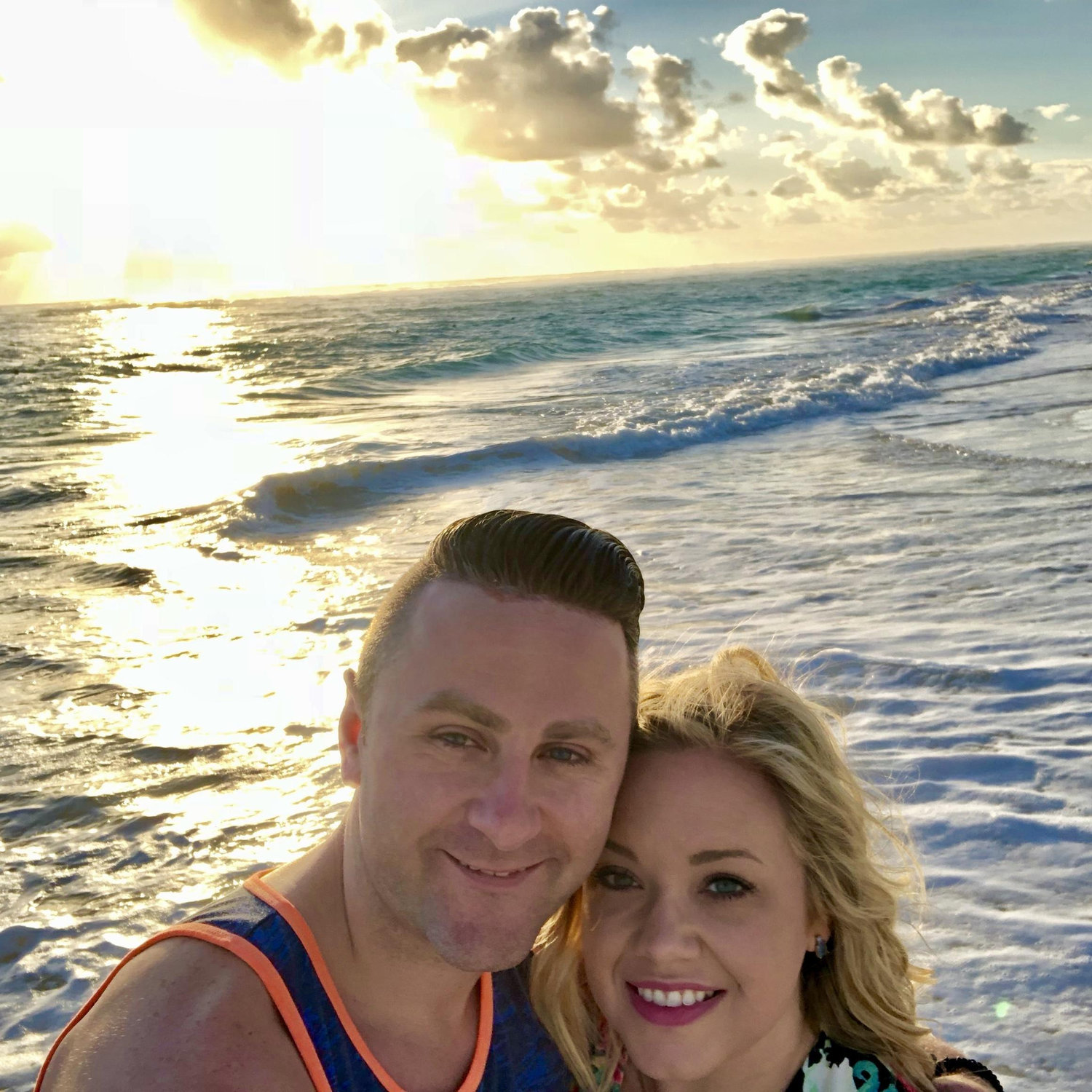 On our Dominican Republic vacation where Joe proposed!