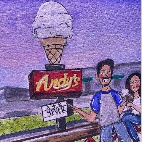 Our first date, July 2015