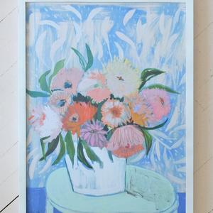 Dahlias - Flowers for Charlie - Print