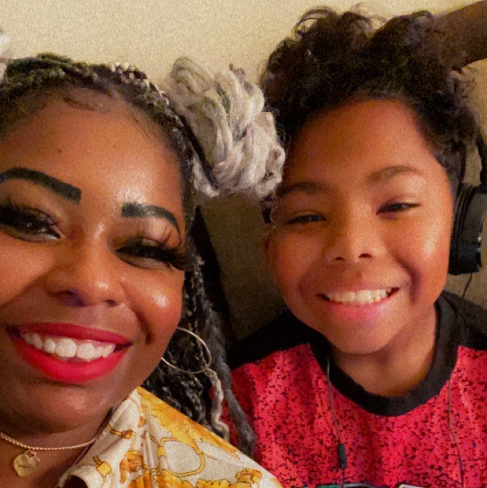 Stephanie and Mycah on New Years