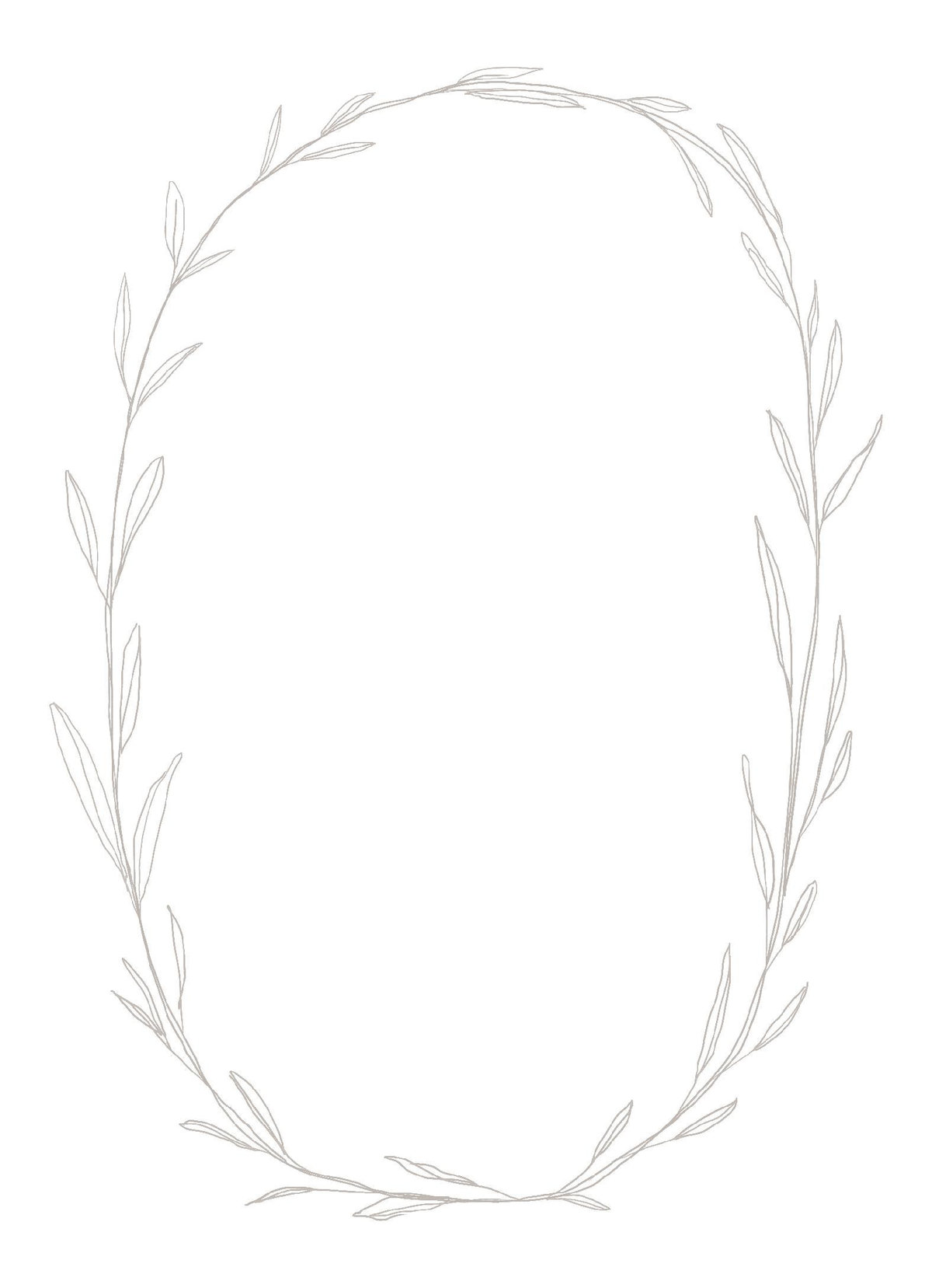 Avila Wreath Letterpress | Sage | Zola Wedding Invitations