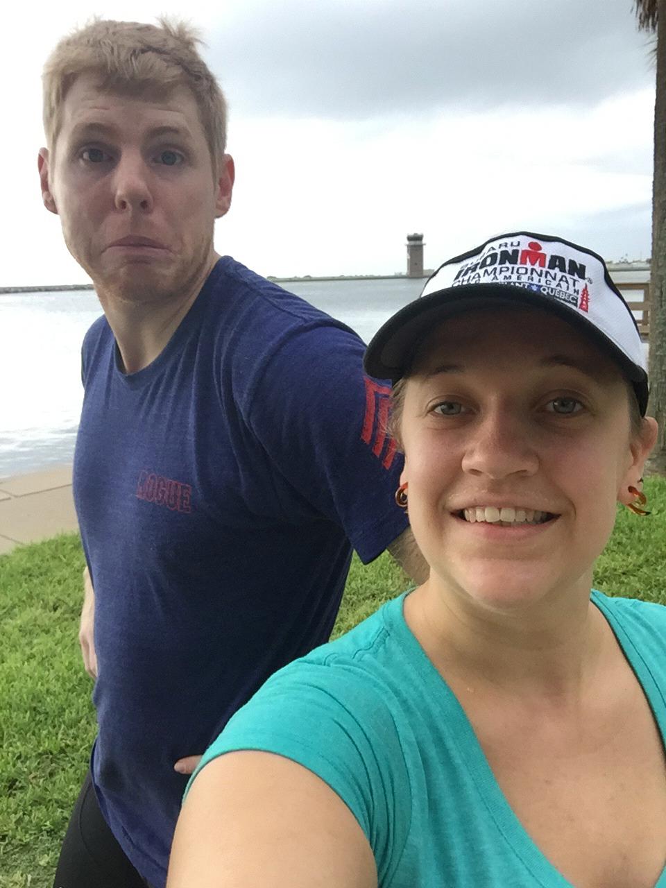 Taking a bike ride along the Tampa Bay in St. Petersburg FL