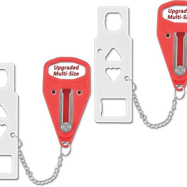 2 Pack Portable Door Lock Home Security Door Lock Travel Lockdown Locks for Additional Safety and Privacy Perfect for Traveling Hotel Home Apartment College 2024 New Model
