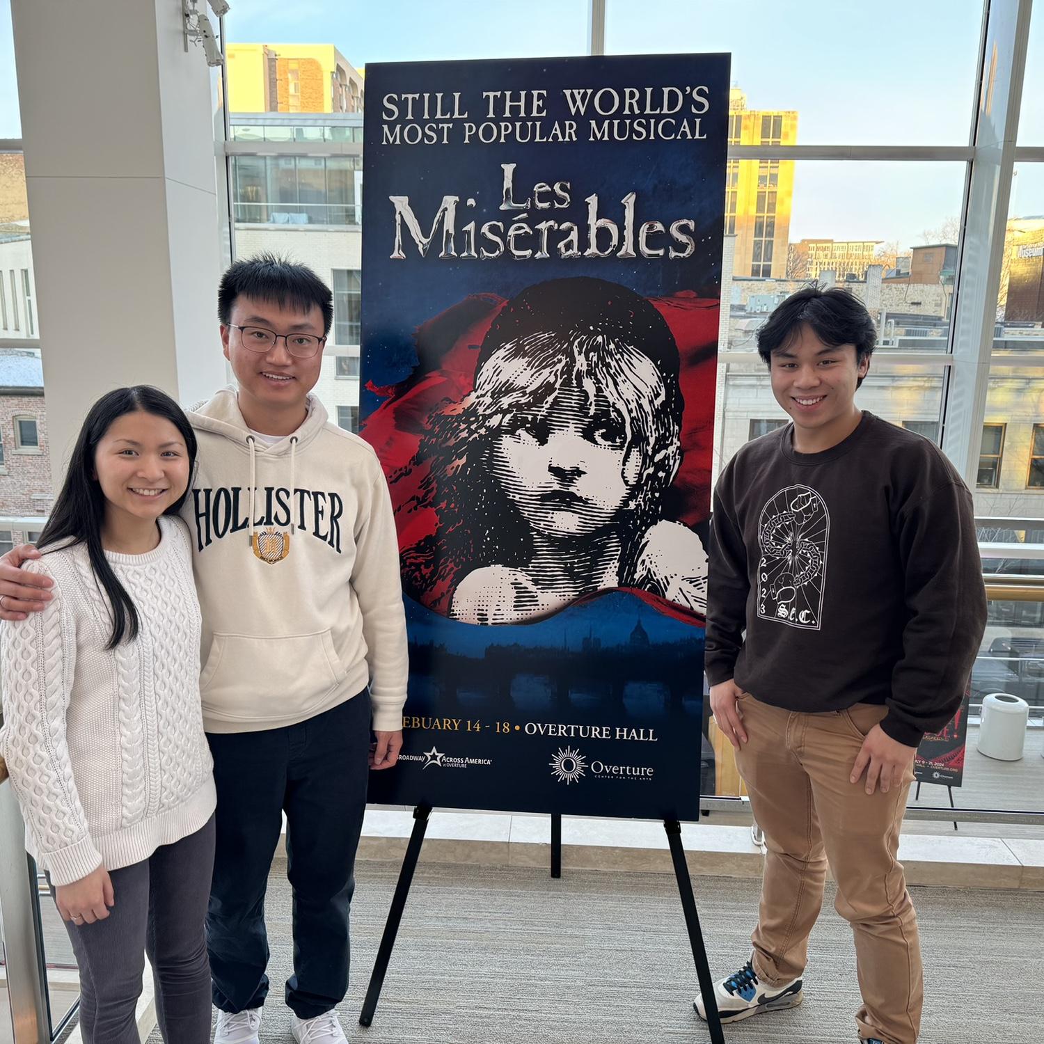 Went to see Les Miserables in Madison with Tim (02.17.2024)